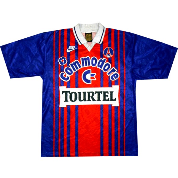 Camiseta Paris Saint Germain Replica Primera Ropa Retro 1993 1994 Azul